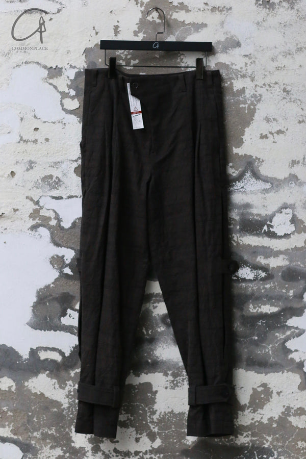 DEVOA 24 autumn and winter cuffed trousers DVA-PTE-DCJP-ASH BLACK PTE-DCJP